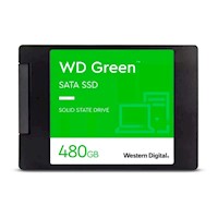 SSD WESTERN DIGITAL GREEN, WDS480G3G0A, 480GB, SATA 6GB/S, 2.5", 7MM.